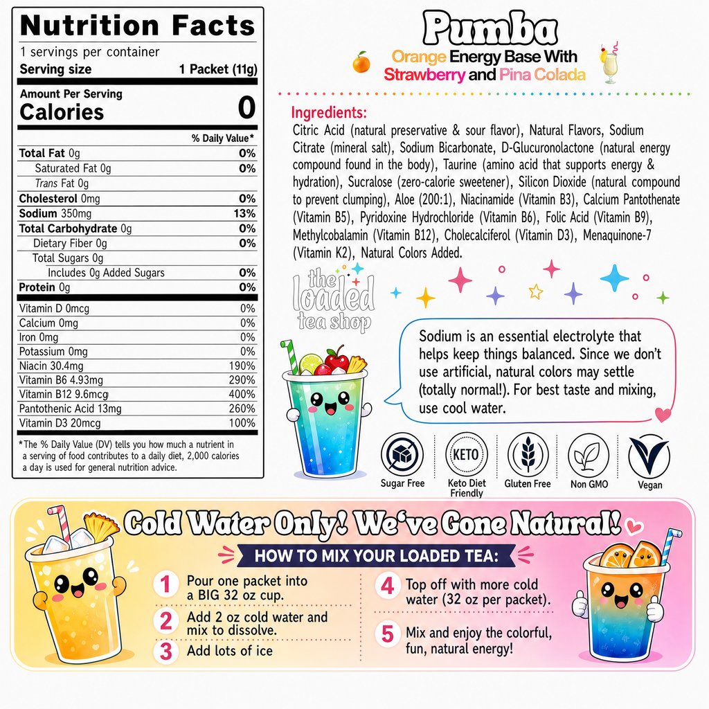 Pumba (Caffeine-Free) - Friends make tea time fun.