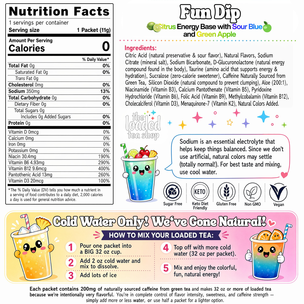 50 Case Fun Dip - Taste something more colorful.
