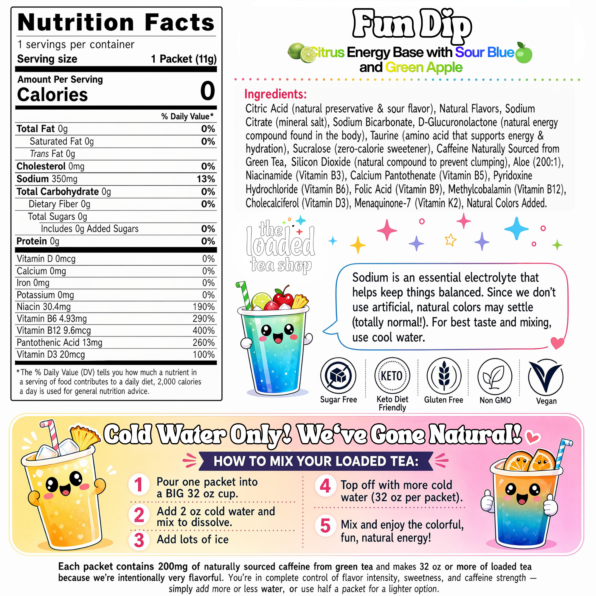 50 Case Fun Dip - Taste something more colorful.
