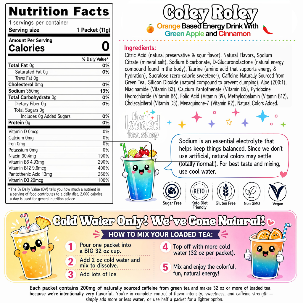 50 Case Coley Roley - A flavor bundle says plenty.