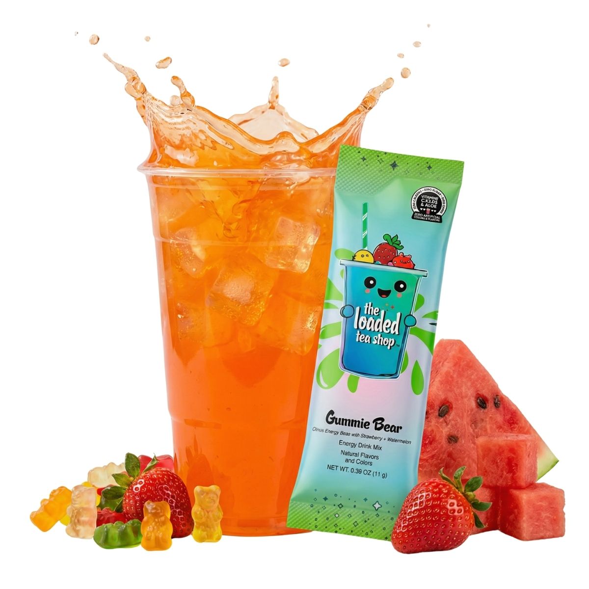 50 Case Gummie Bear - Pick your brightest sip.