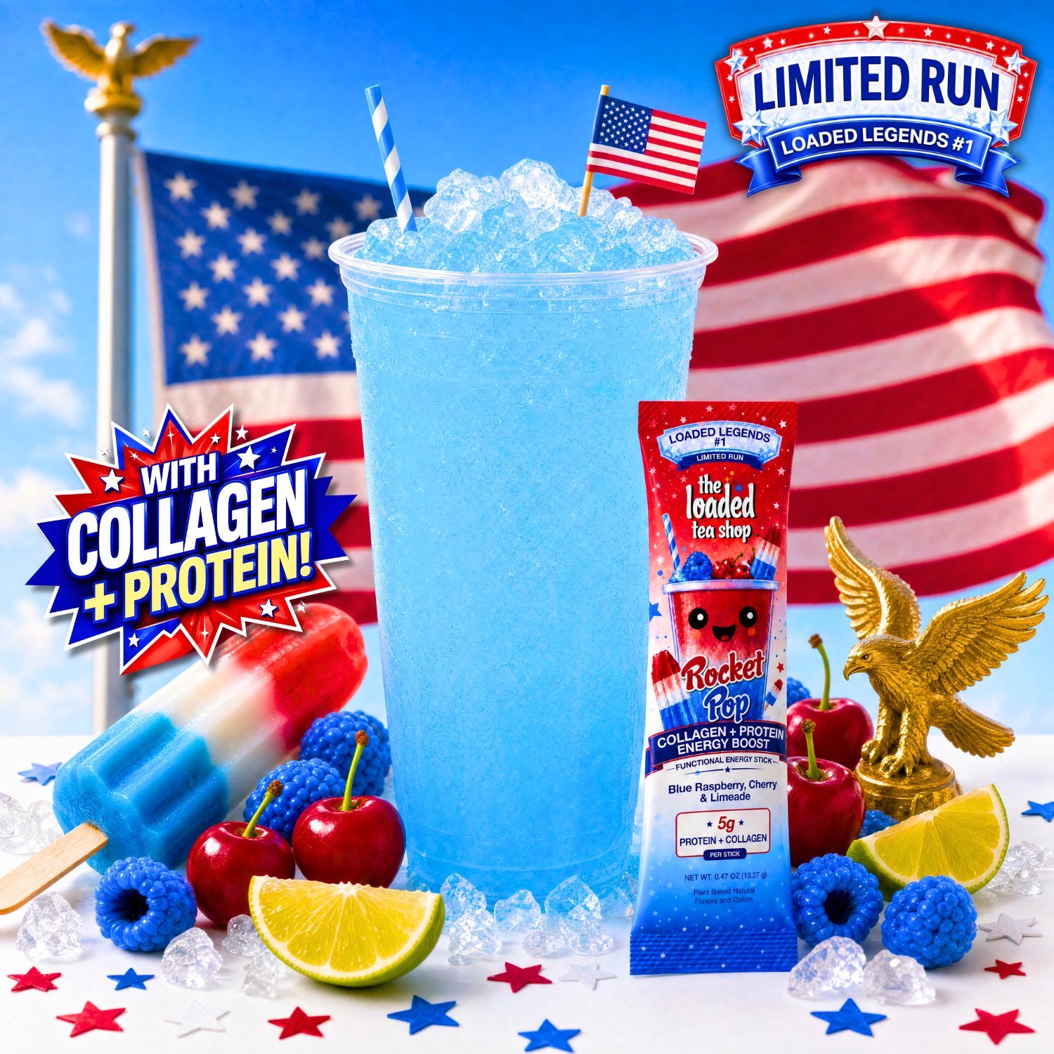 Rocket Pop - Tea never looked this bold.