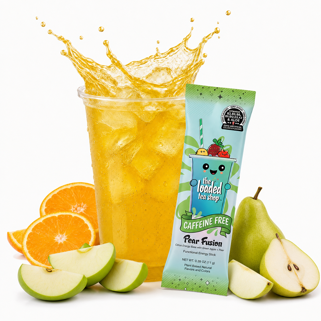 Pear Fusion (Caffeine-Free) - Your library drink awaits.