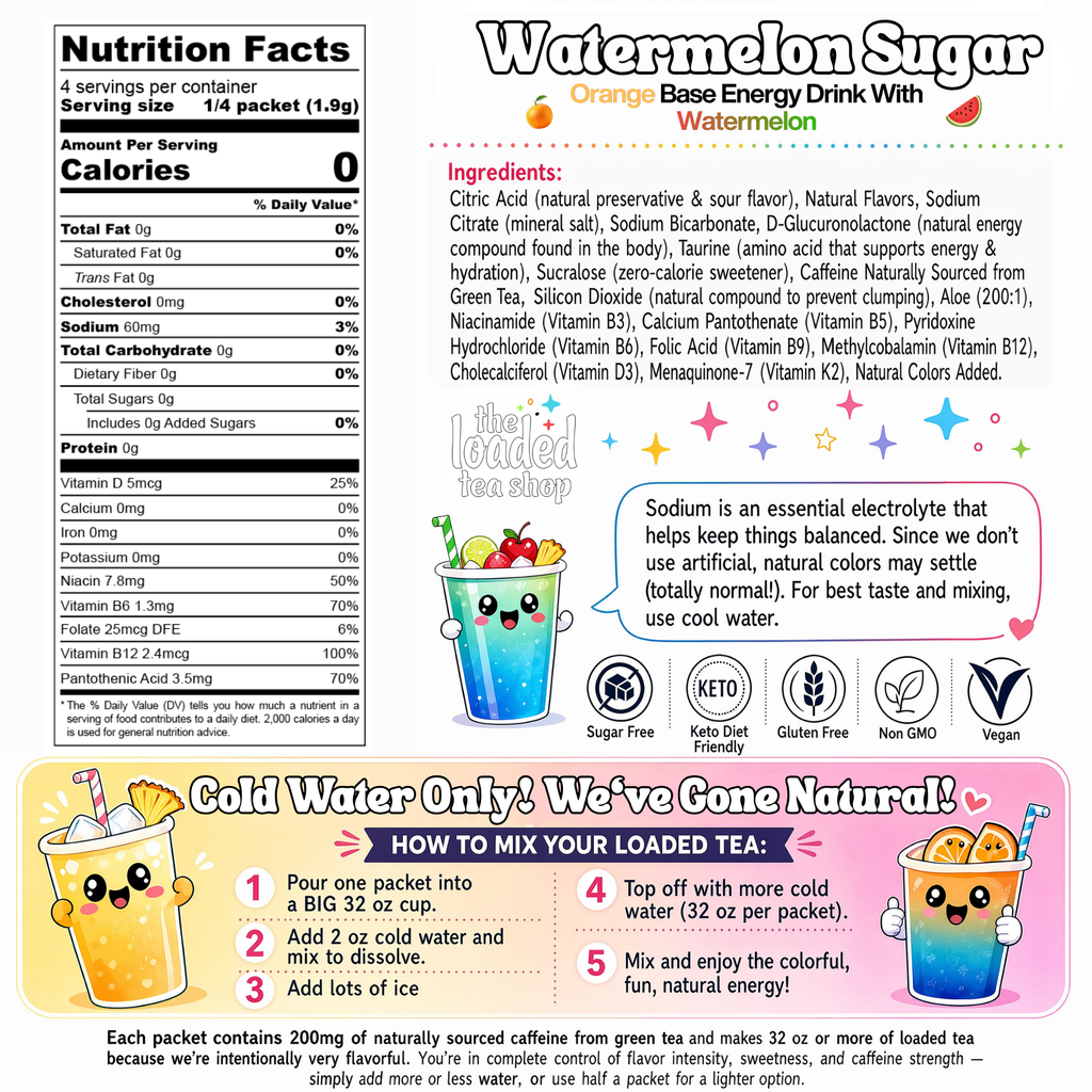 Watermelon Sugar - Meet your weekend sip.