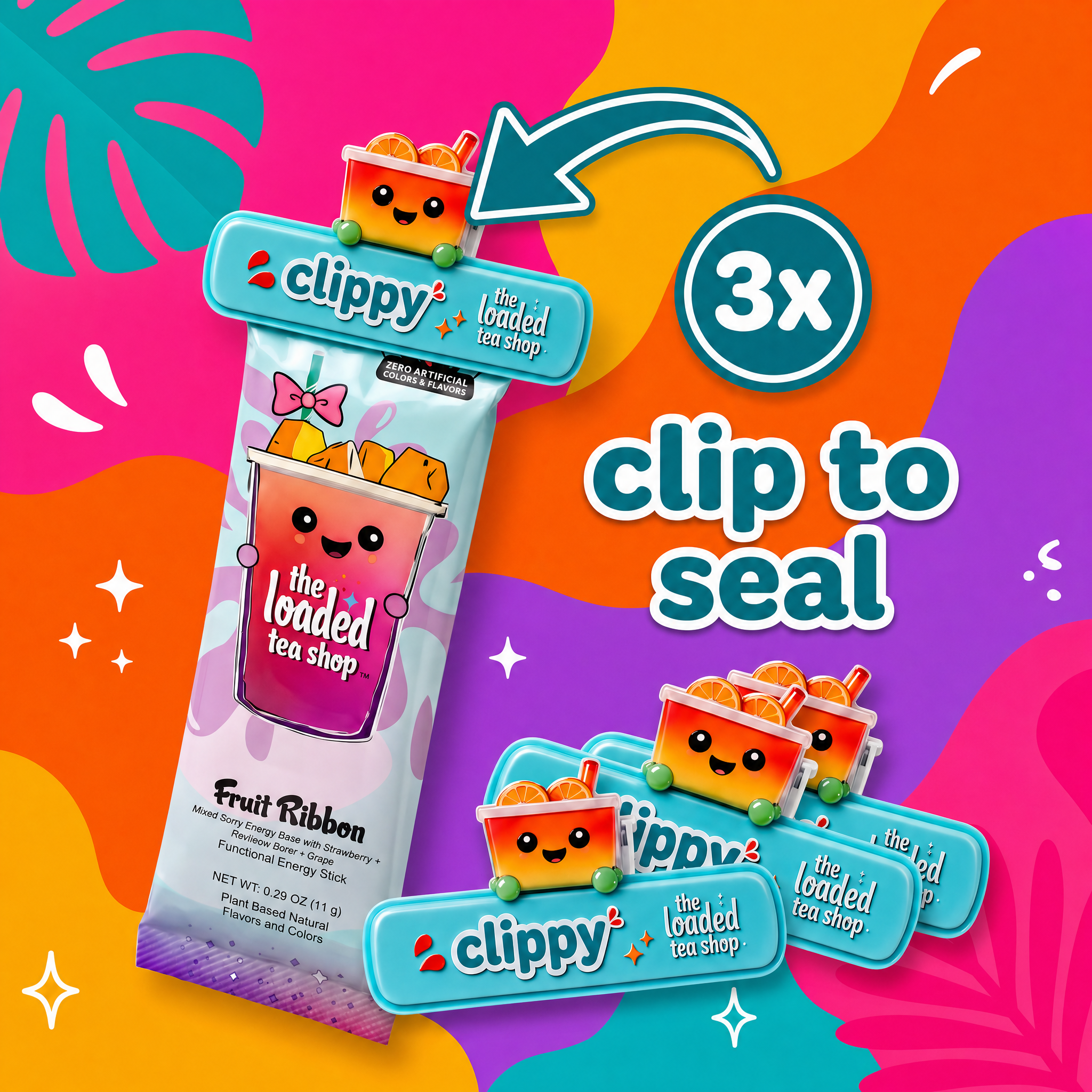 3 Pack Clippies - Choose the mood you want.