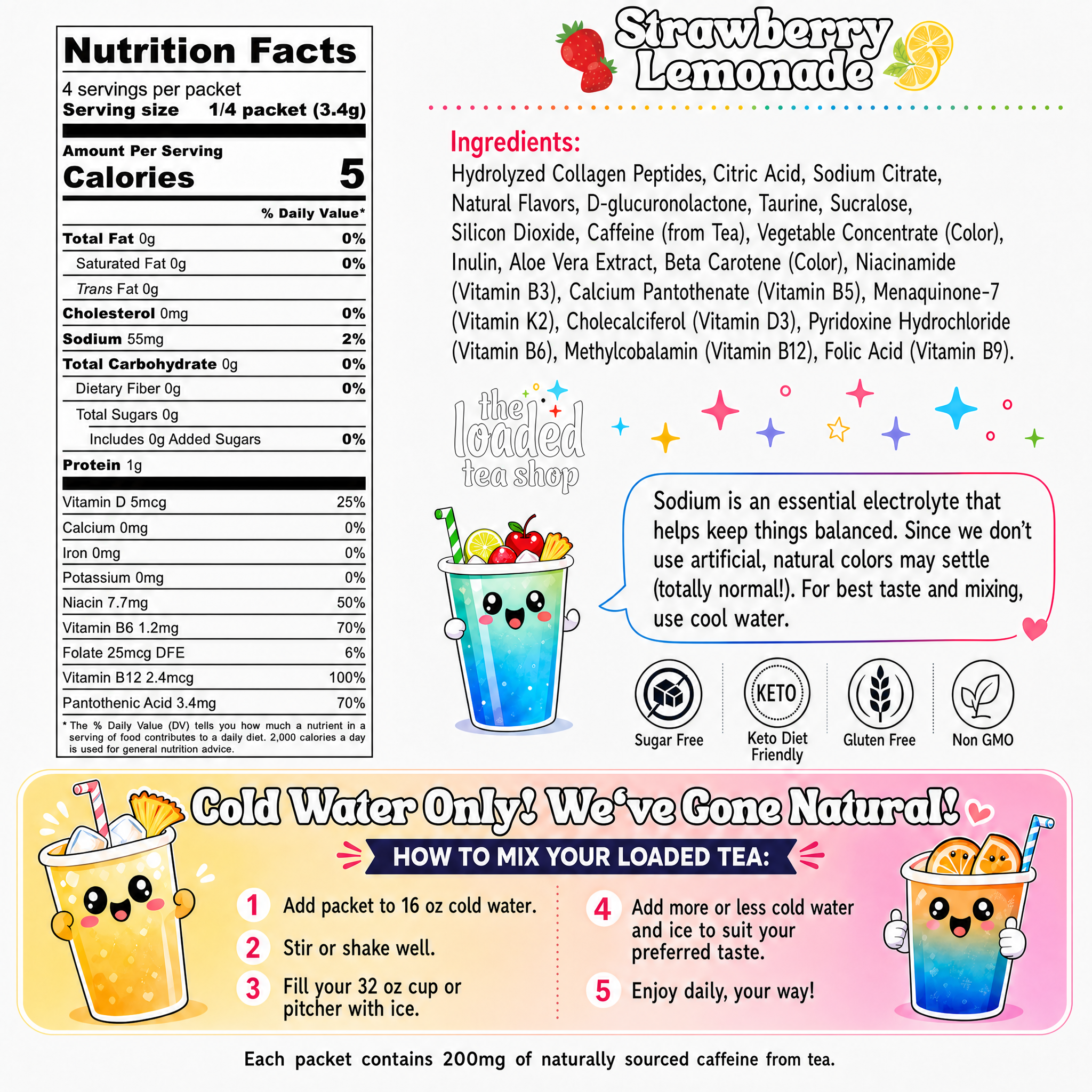 Strawberry Lemonade - Loaded flavor joins the fun.